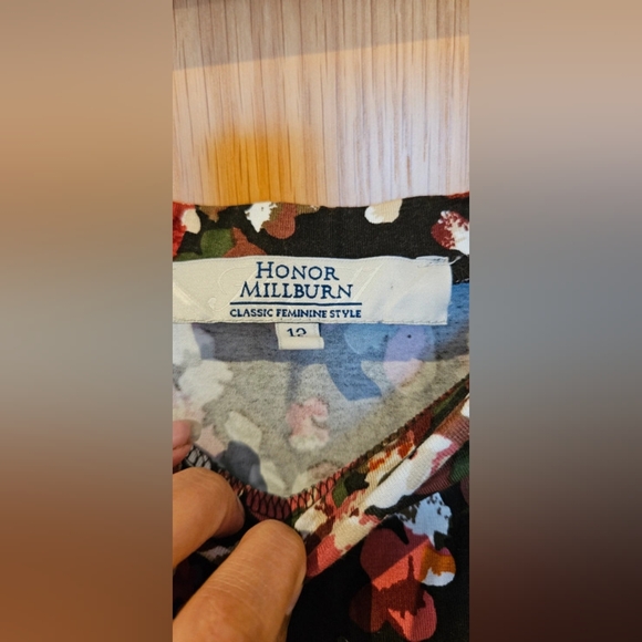 floral flowy midi skirt - Picture 4 of 5